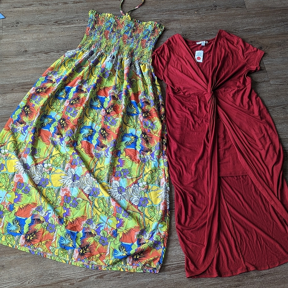 Vibrant, plus size,summer,dress